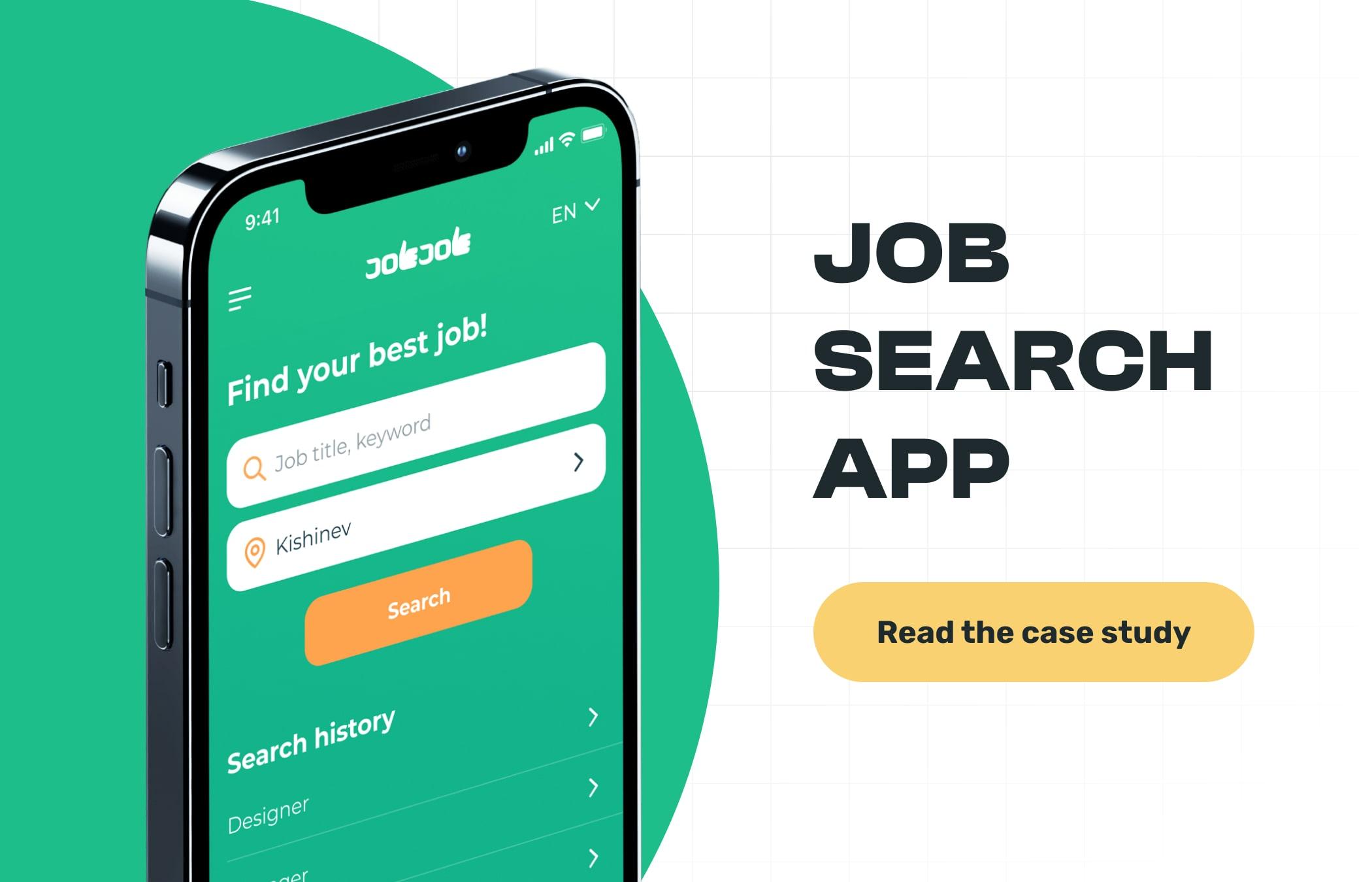 Job search app development